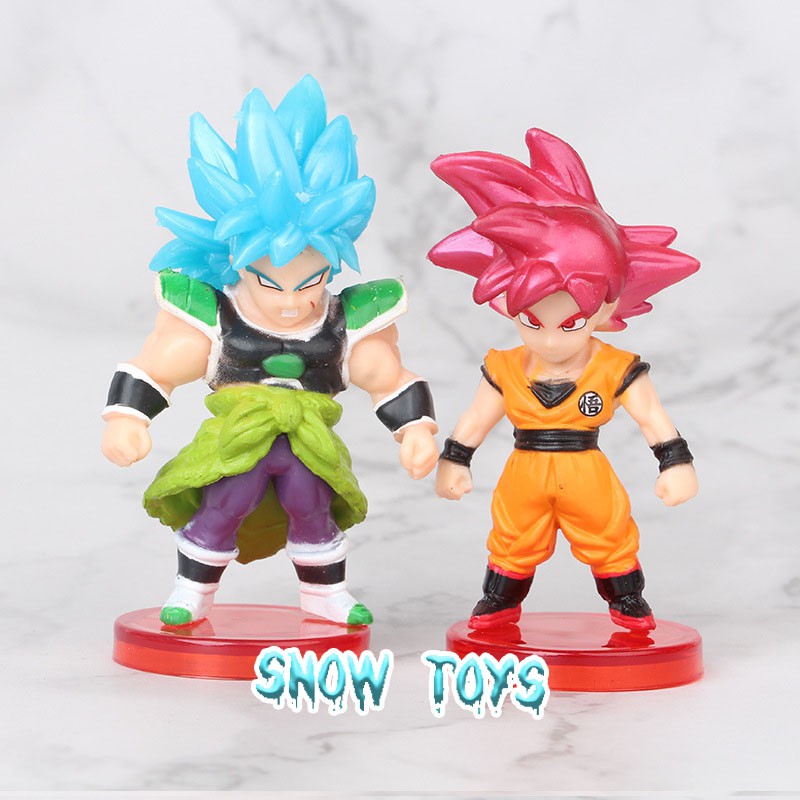 Mô hình Dragon Ball 16 - Songoku Son Goku Rose Vegeta Gotenks Gohan Broly Majun Buu Frieza Vegeto - 3cm x 7cm