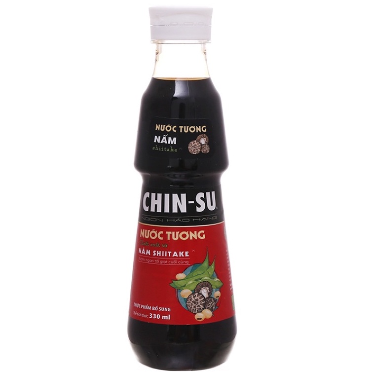 NƯỚC TƯƠNG CHINSU NẤM SHIITAKE CHAI 330ML