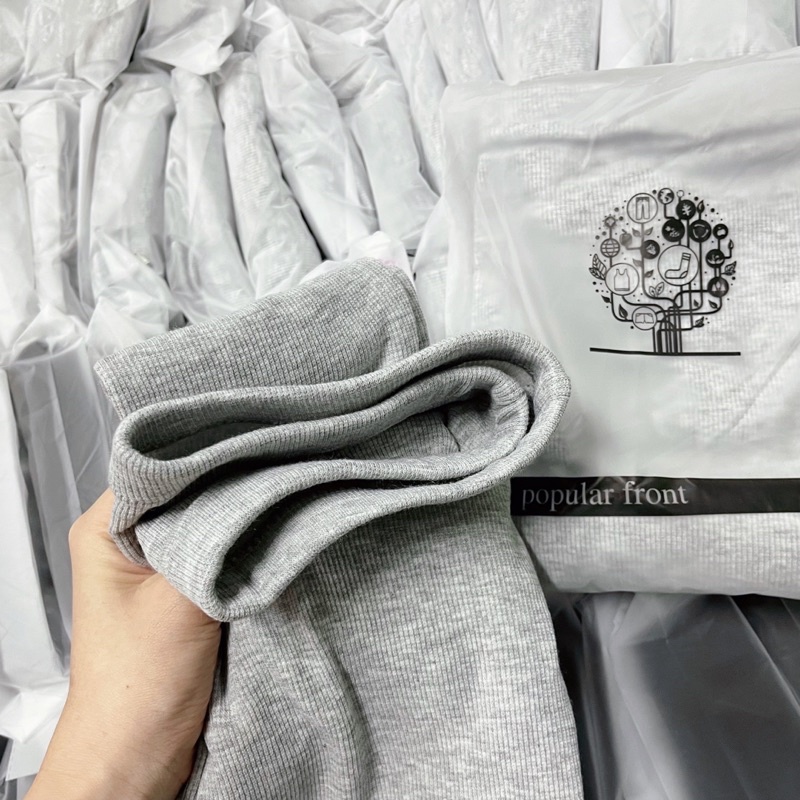 Quần legging thun tăm lót lông siêu co giãn cạp cao | BigBuy360 - bigbuy360.vn