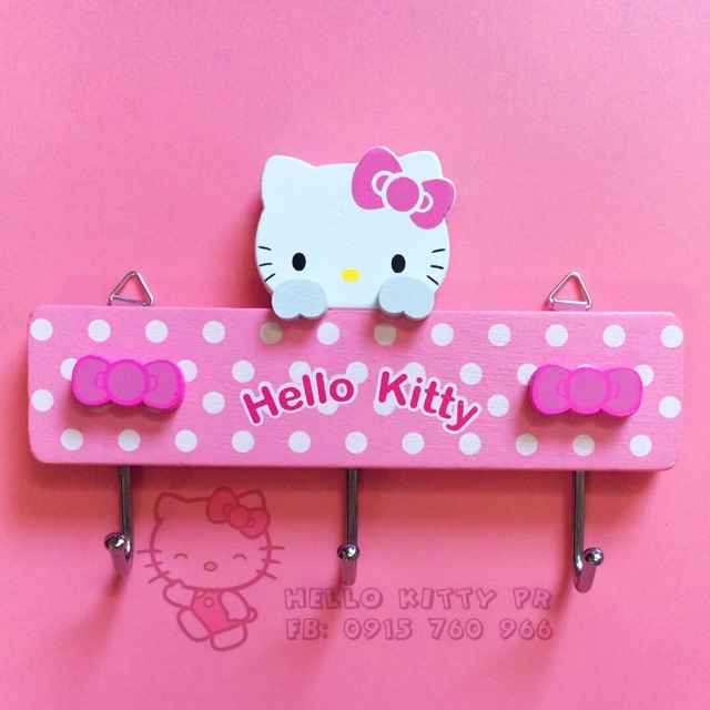 Móc gỗ Hello Kitty