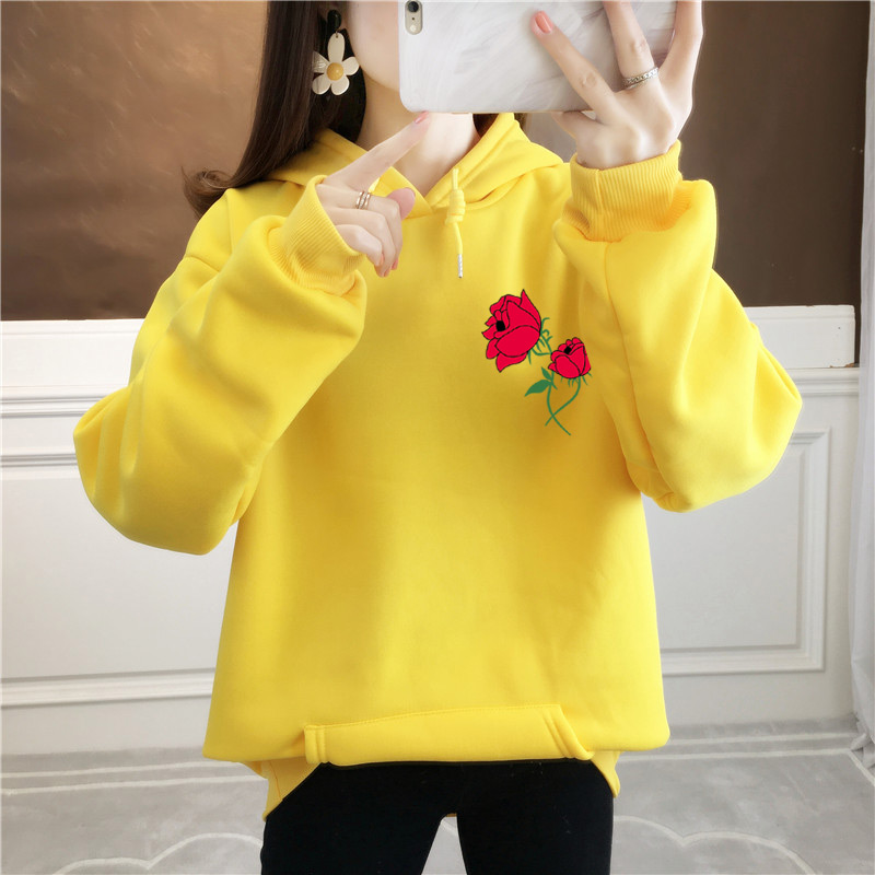 Các mẫu phổ biến mới nhất Áo thun hoodie sành điệu  8 màu S~3XL 30~80KG