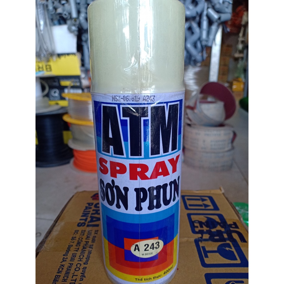 Sơn Xịt ATM Màu Kem Đậm A243