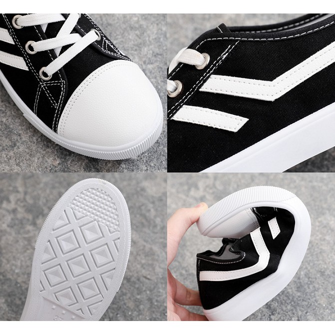 Giày nữ | giày lười vải nữ kiểu dáng thể thao đơn giản, mạnh mẽ | slip on G975DT | BigBuy360 - bigbuy360.vn