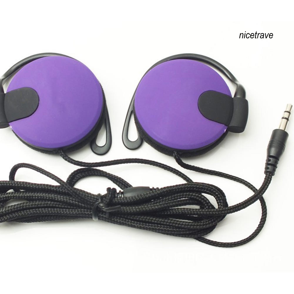 Tai Nghe Móc Vành Tai Có Dây Chuẩn 3.5mm Phong Cách Thể Thao Cho Điện Thoại Thông Minh / Máy Tính