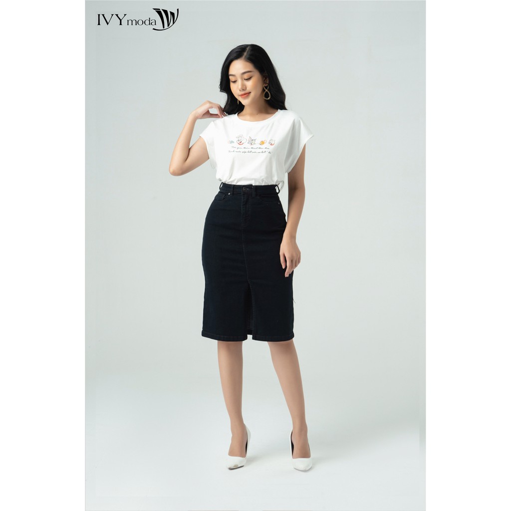 IVY moda Chân váy bò dáng bút chì MS 32P0169 | BigBuy360 - bigbuy360.vn