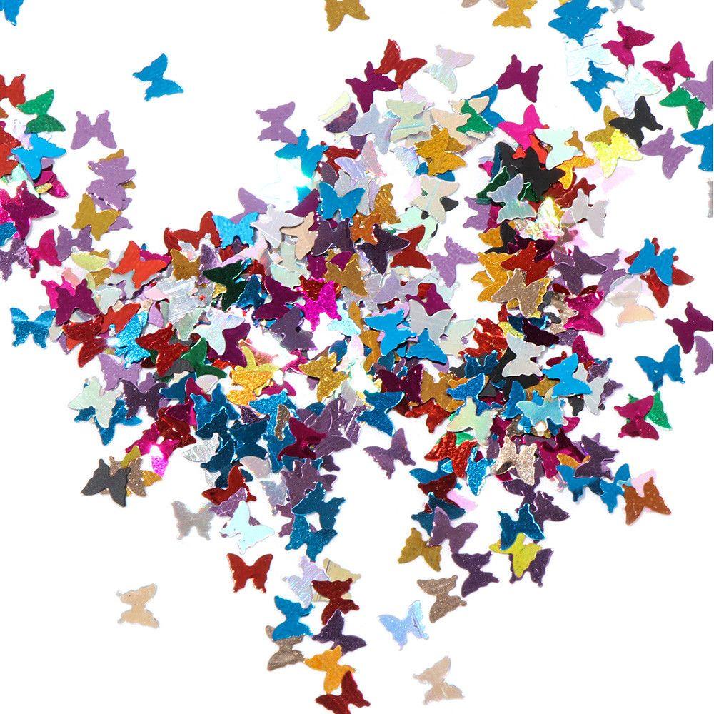 Hộp 10g Hạt Kim Sa Hình Bướm 3D Trang Trí Móng Tay Nghệ Thuật Thời Trang DIY