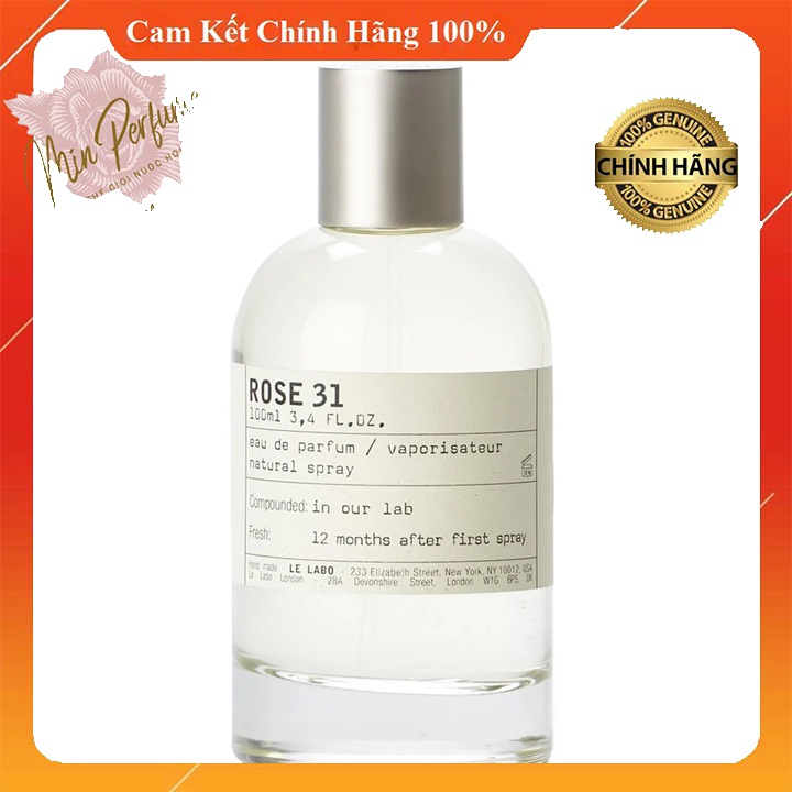 Nước Hoa Nữ Rose 31 5ml,10ml,50ml,100ml