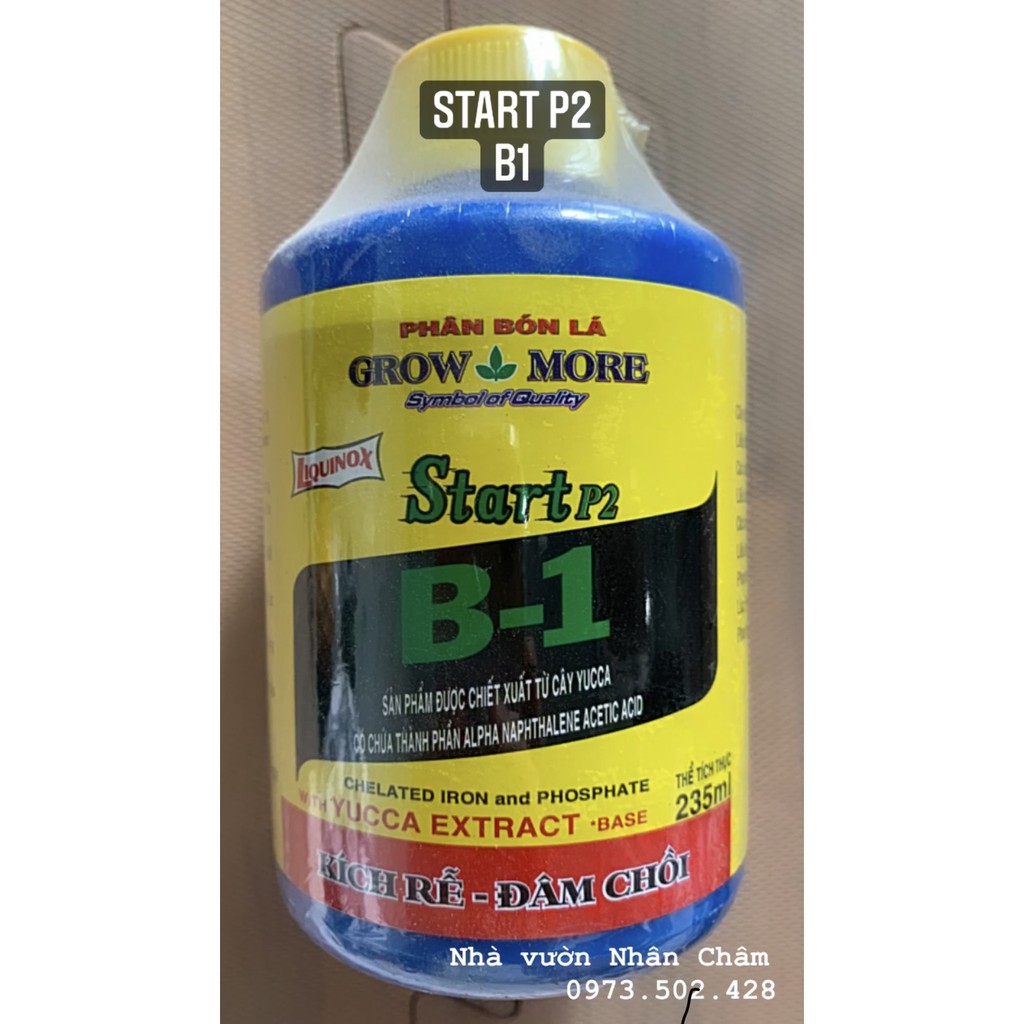 Phân bón lá vitamin B1 Grow more