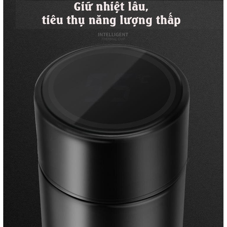 Bình Giữ Nhiệt, Bình Giữ Nhiệt Có Báo Nhiệt Độ Hiện Đại - Đựng Nước Cháo Sữa giữ nhiệt Hơn 10 tiếng