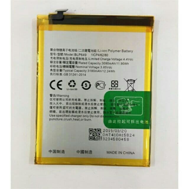 Pin chính hãng bóc máy Oppo A83 blp 649 CPH1729 CPH1827 3180mAh