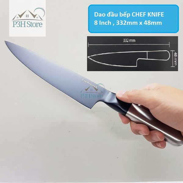 Dao bếp chống dính Lock&Lock Dao chặt , thái , gọt Slicing Paring Chef's Knife CKK922 CKK923 CKK924 CKK925