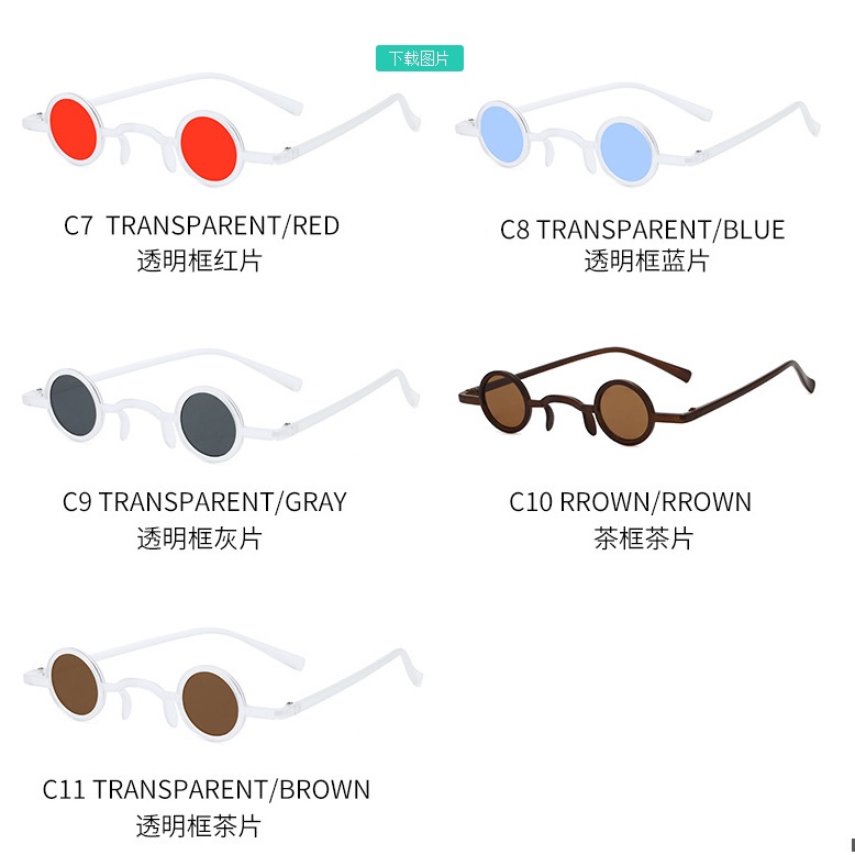 Kính mát gọng tròn thời trang cổ điển độc đáo