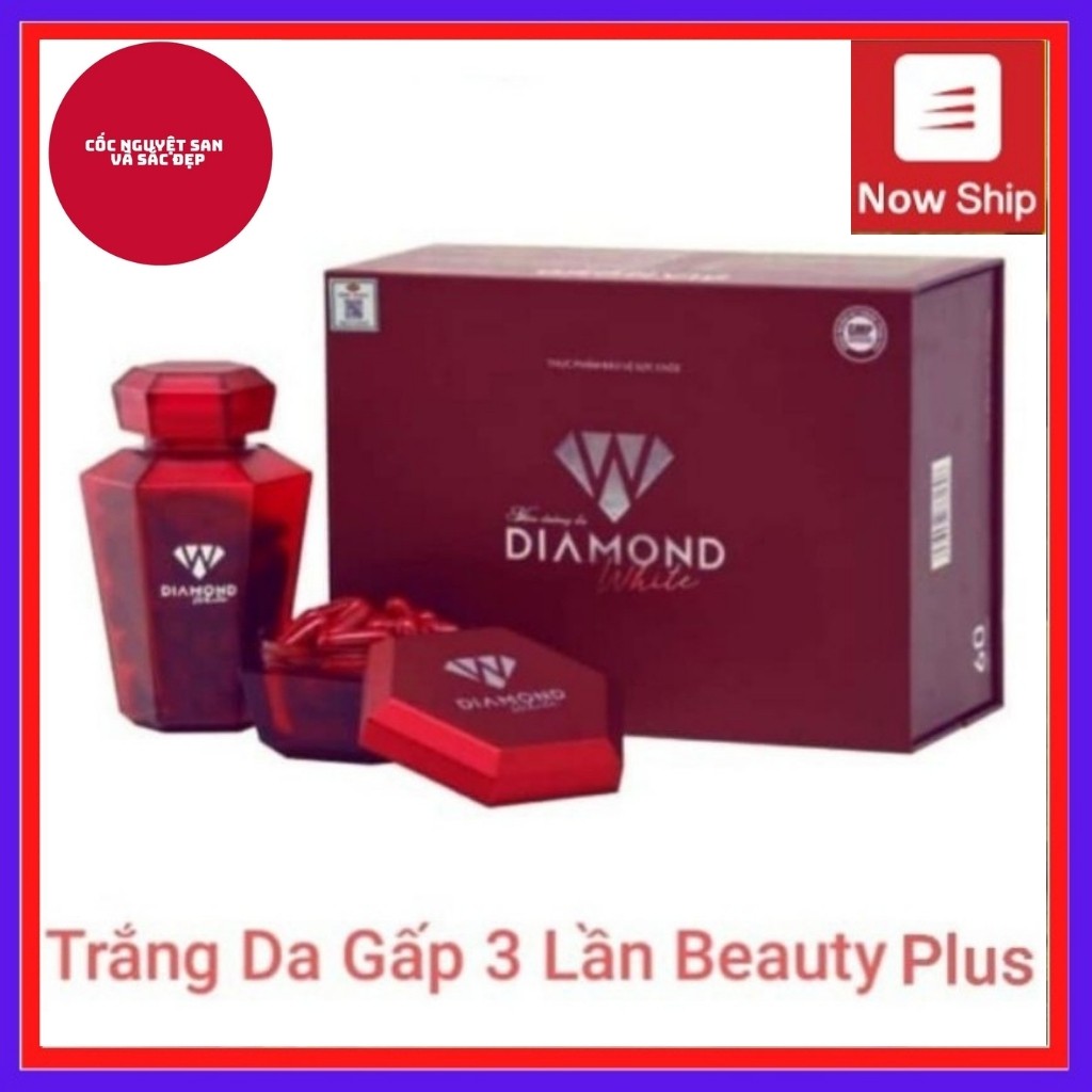 Viên Uống Hỗ Trợ Làm Đẹp Da BEAUTY DIAMOND WHITE ♥️CHÍNH HÃNG-TEM CÀO MÃ QR