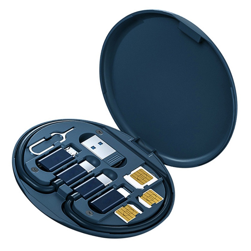 Dây Cáp Sạc USB 5 Trong 1 Cho Điện Thoại Di Động