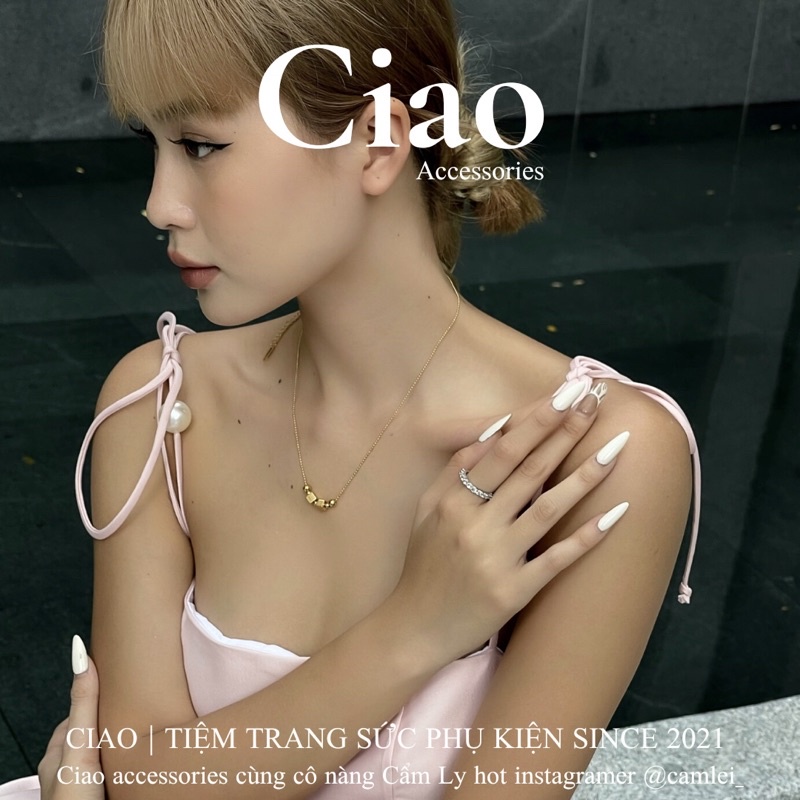 Nhẫn mạ bạc S925 thiết kế đính đá phong cách sang trọng trendy Clinton Ciao