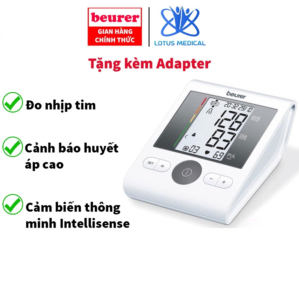 Máy đo huyết áp bắp tay BEURER BM28 – Máy đo huyết áp bắp tay tự động