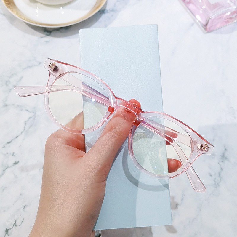 Kính Form tròn Nam Nữ 430 Chất liệu nhựa hàn quốc kiểu dáng hot trend