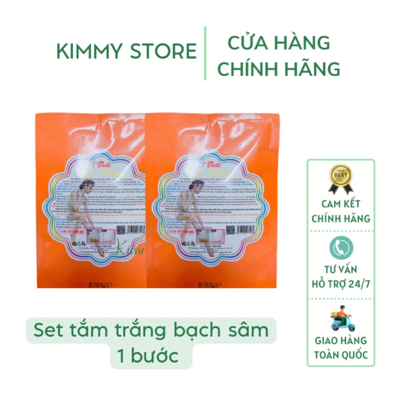 lẻ 1 túi tắm bạch sâm một bước