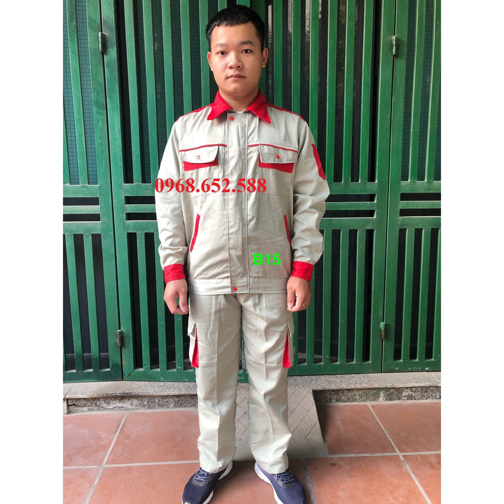 Quần áo bảo hộ lao động  kaki Nam Định