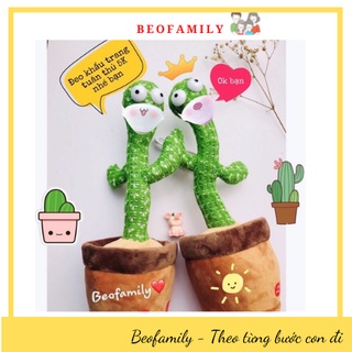 [ẢNH THẬT- HÀNG CÓ SẴN]🌵Xương Rồng Nhảy Múa, Phát triển kĩ năng, Ghi Âm, Nhại Giọng,120 Bài Hát,Sạc Cổng USB - BEOFAMILY