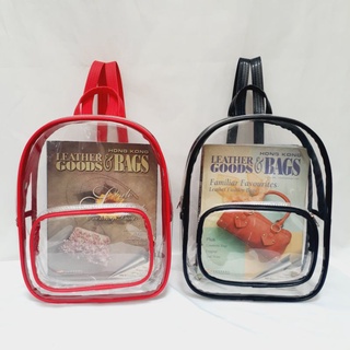 Balo nhựa trong suốt nhiều màu, đựng được tập A4