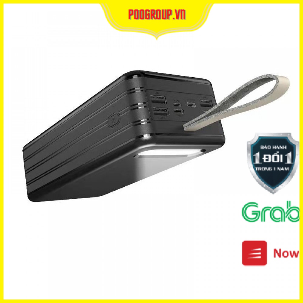 Pin Sạc dự phòng Chính Hãng Hoco DB11 50000mAh Cực Khủng Có Màn Hình và Đèn Pin Poggroup