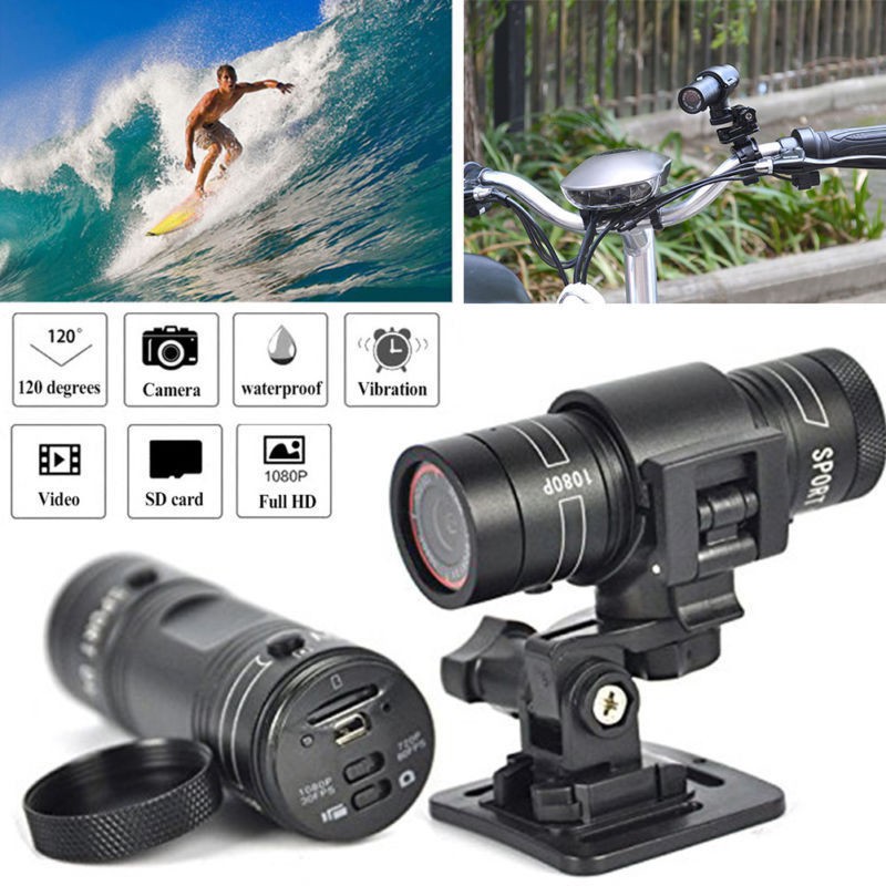 Mini F9 HD 1080P Bike Helmet Sport Camera Video Recorder DV Camcorder qizhi007