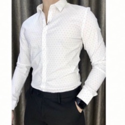 [VẢI CAO CẤP] Áo Sơ Mi Nam Chấm Bi Dài Tay Họa Tiết Cực Sang | BigBuy360 - bigbuy360.vn