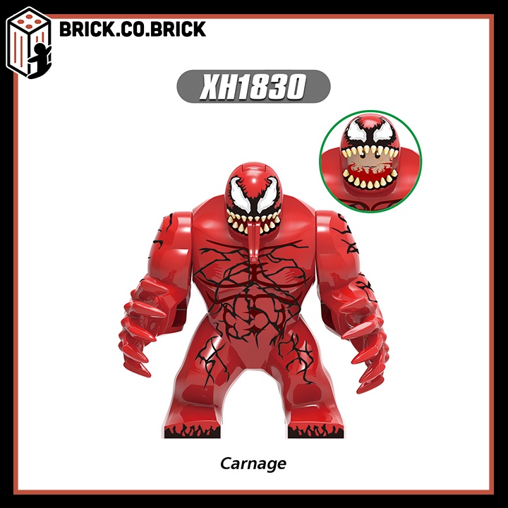 Siêu Anh Hùng Phản Diện Venom Riot Carnage Đồ Chơi Lắp Ráp Minifigure Super Heroes DC Marvel X0327