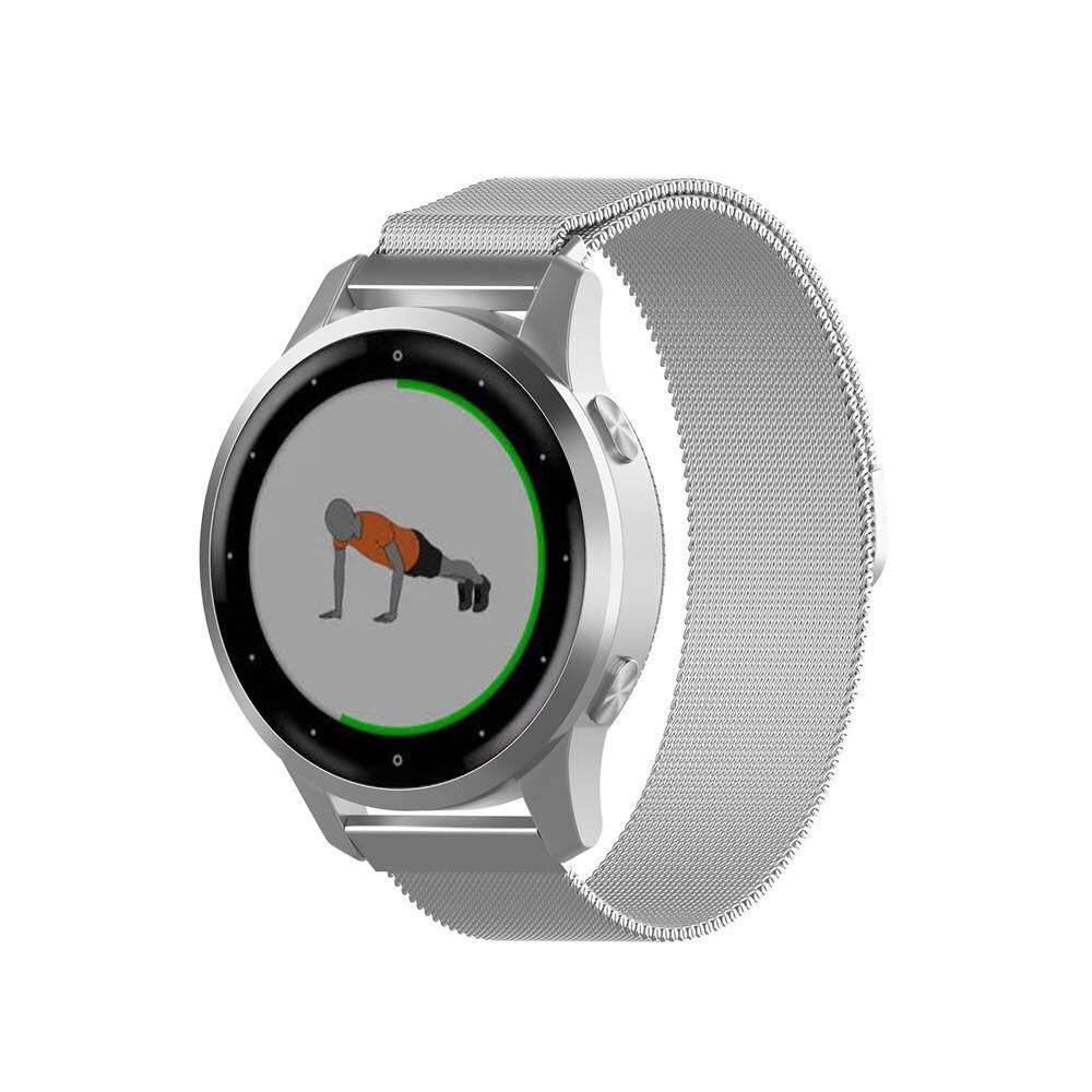 Dây Đeo Inox Milanese Cho Đồng Hồ Thông Minh Garmin Vivoactive 4/4s/3/forerunner 245 245m 18mm 20mm 22mm