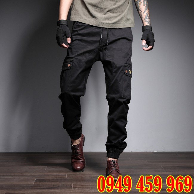 Quần Lính - Quần Jogger Nam Bó Gấu Phong Cách Lính Mỹ