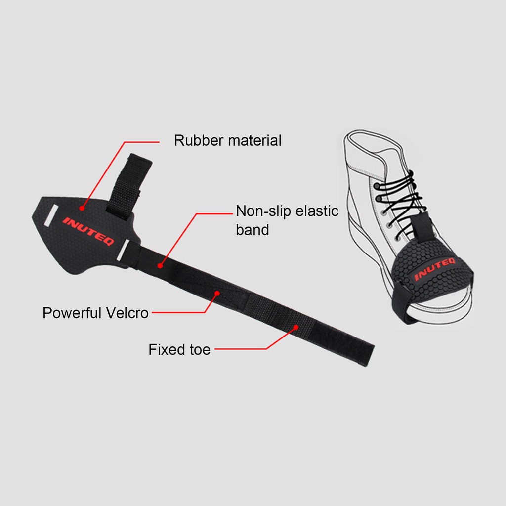 1 Vỏ Bọc Giày Bốt Cao Su Chống Trượt Có Thể Điều Chỉnh Dành Cho Người Lái Xe Mô Tô