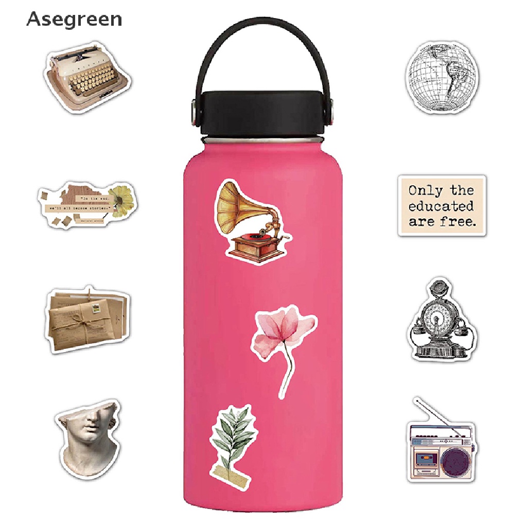 Bộ 50 Miếng Dán Hình Graffiti Hoạt Hình Nghệ Thuật Cổ Điển Trang Trí Laptop / Điện Thoại / Xe Hơi