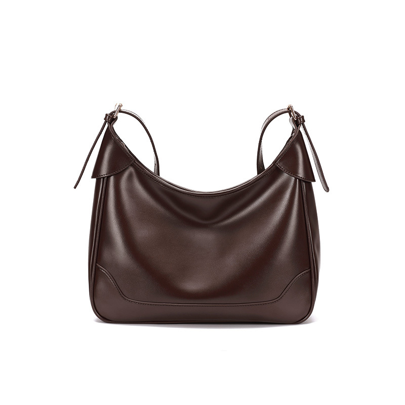 Ielgy Túi tote Một Bên Vai Sức Chứa Lớn Hình Bánh Bao Có Khóa Kéo Thời Trang Xu Hướng Cho Nữ