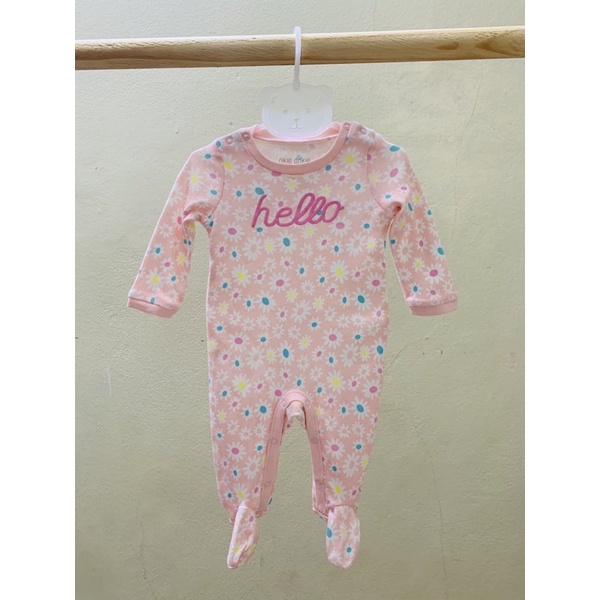 Bodysuit Bodysleep bộ liền thân xuất dư chất liệu cotton cho bé trai bé gái từ sơ sinh đến 24 tháng