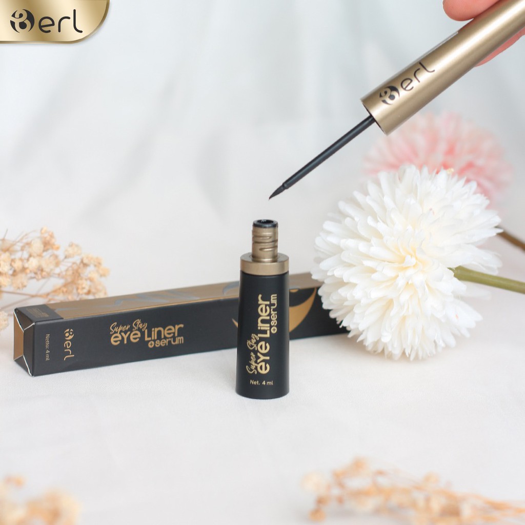 (hàng Mới Về) Set Bút Kẻ Mắt + Serum Dưỡng Da Mắt Cao Cấp