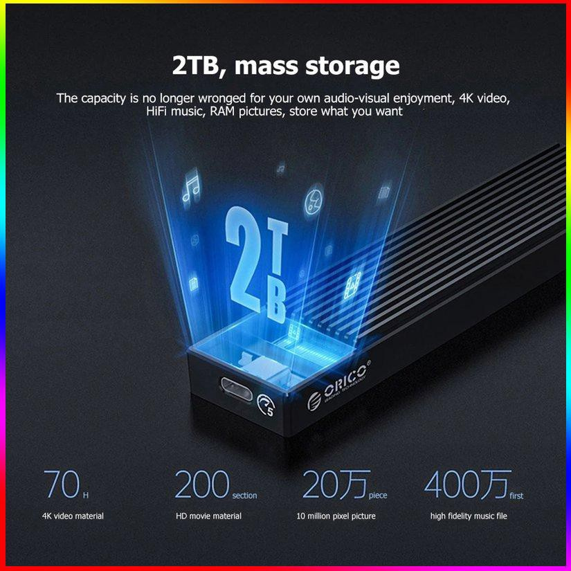Ổ Cứng Orico M2Pf-C3 Type-C M.2 Ngff Usb3.1 5gbps | BigBuy360 - bigbuy360.vn