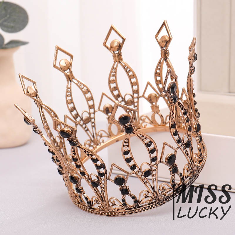 Vương miện kiểu dáng thời trang sang trọng đa dụng cho nữ