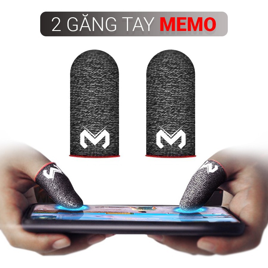 Bộ 2 Găng tay chơi game Memo HL03 sợi bạc cảm ứng chống mồ hôi cho tốc chiến, Pubg, FOG GT03