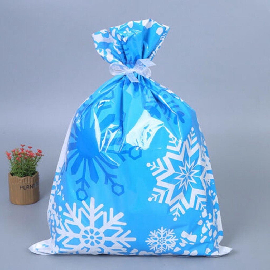 Túi Đựng Kẹo / Bánh Quy / Socola Kèm Dây Ruy Băng Trang Trí Tiệc Giáng Sinh
