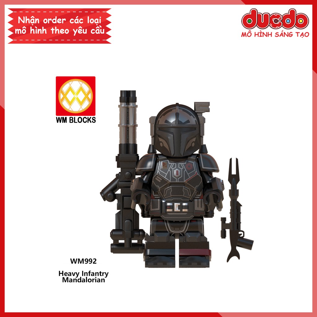 Minifigures các nhân vật trong Star Wars tuyệt đẹp - Đồ chơi Lắp ghép Xếp hình Mini Mô hình WM WM6094