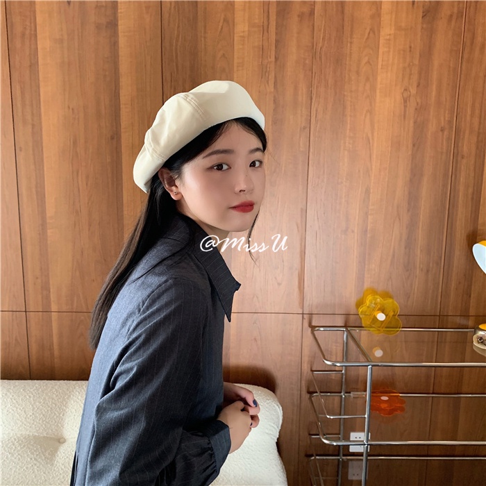 Mũ Beret phong cách Retro nhật bản thời trang thu đông dành cho nữ