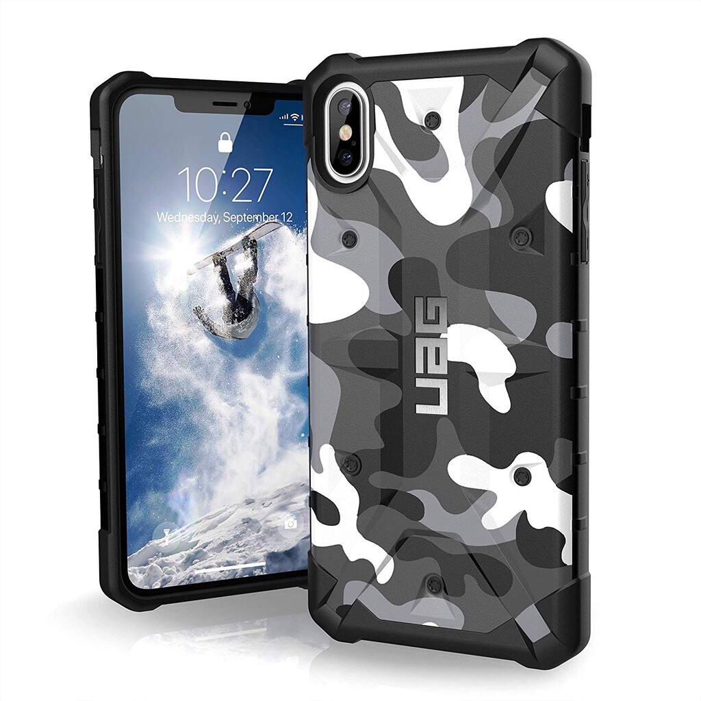 Ốp điện thoại chống sốc toàn diện UAG họa tiết rằn ri quân đội cho IPHONE 11 PRO XS MAX 6 6S 7+ 8 PLUS X XR