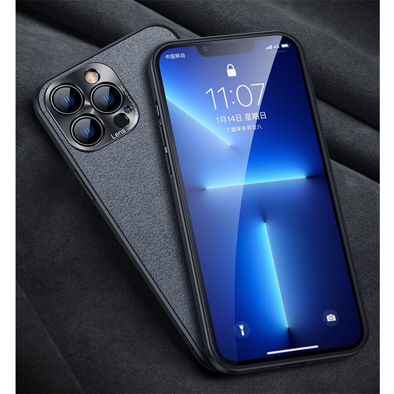 Ốp Điện Thoại Bằng Nhôm Sang Trọng Cho iPhone 14 Pro Max 13 12 14Plus