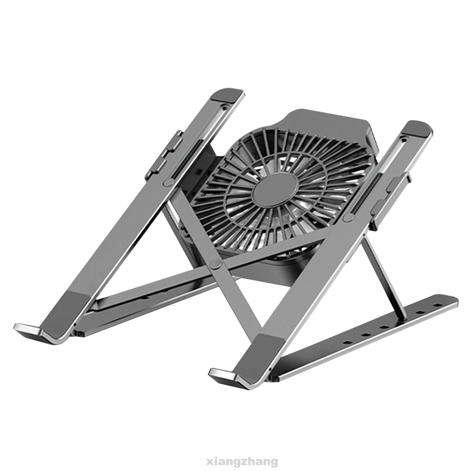Giá Đỡ Máy Tính Bảng Bằng Hợp Kim Nhôm Có Quạt Tản Nhiệt Tiện Dụng | BigBuy360 - bigbuy360.vn