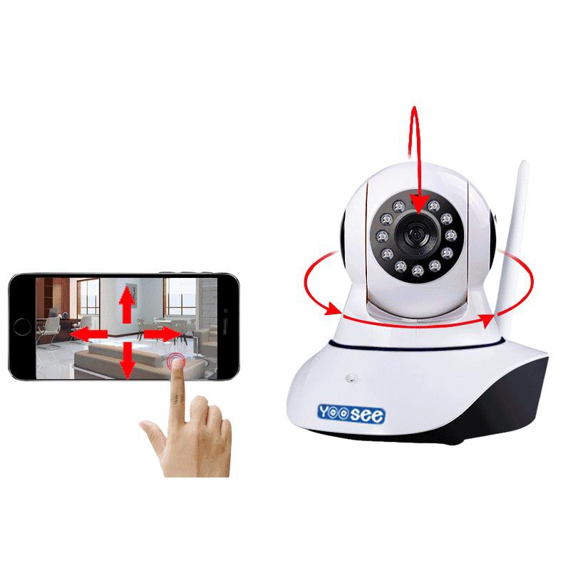 Camera Giám Sát IP Không Dây Yoosee 3 Râu 1.0 Wifi Siêu Khỏe