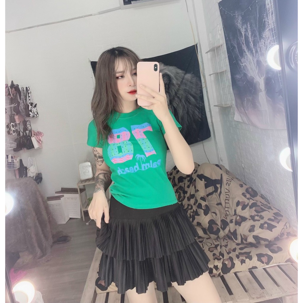 áo kiểu croptop xinh đủ màu ảnh thật dưới 45kg