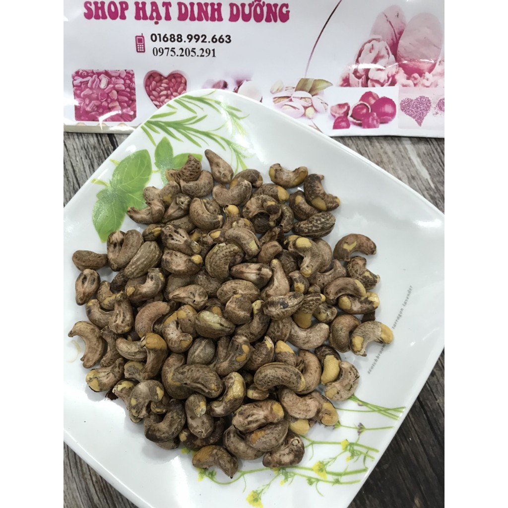 500G Hạt điều nguyên lụa rang muối chuẩn bình phước