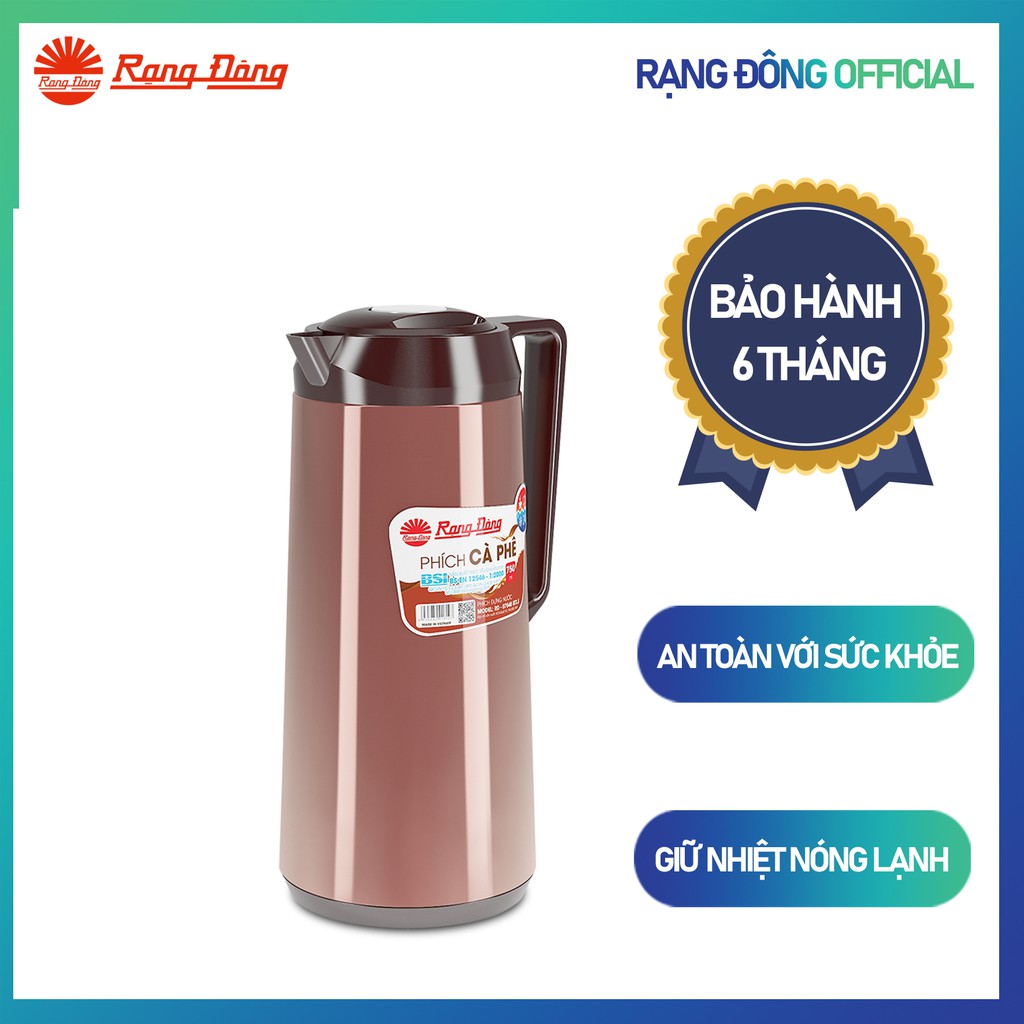 Phích Cafe 1 Lít Rạng Đông RD-1040 ST3.E