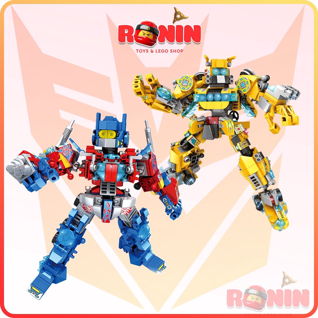 Bộ Đồ Chơi Lắp Ráp Robot Transformers : Robot Biến Hình 4in1